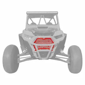 Utv-5358a11-001 50 Caliber Racing 2019 Xp1000 Billet Aluminum Grille W Bumper Notch Usa Made Rzr Xp Turbo S Red