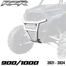 Utv-5374k-s9001000 50 Caliber Racing Front Bumper Polaris Rzr S 900 1000 2021-up Usa Made Powdercoated Steel White