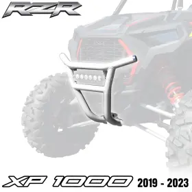 Utv-5374k-xp1 50 Caliber Racing Tubular Bumper Heavy Duty Usa Made 2019-2023 Rzr Xp 1000 Turbo White