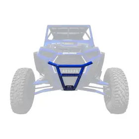 Utv-5374p-001 50 Caliber Racing Rzr Turbo S Custom Front Lightweight Race Tube Bumper Usa Made Blue Powdercoat