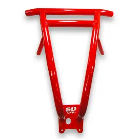 Utv-7005-001 50 Caliber Racing Rear Bumper Polaris Rzr Turbo S 2018-2021 Pro Race Tubular Red
