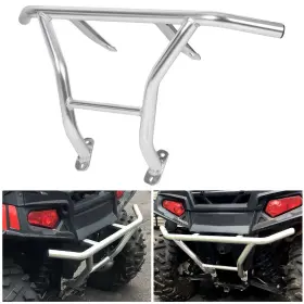 Ta0330 Aftermarket Aluminum Rear Bumper Brush Guard Protector For 08-14 Polaris Rzr 800 S 4
