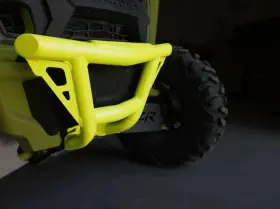 Def046-o Afx Motorsports Short Front Bumper Polaris Rzr Xp 1000 2019-2022 - Orange