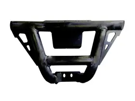 Def050-b Afx Motorsports Short Front Bumper Polaris Rzr Turbo S 2019-2022 - Black