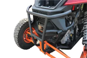 Def076-b Afx Motorsports Rear Bumper Polaris Rzr Pro R Black