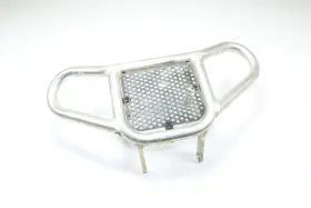 195-r2-s Alba Suzuki Ltr 450 Front Bumper Racing Silver/ Black 195 R2 S
