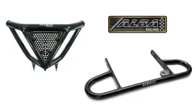 188-n3-t2-b Alba Racing Kawasaki Kfx 450r Inch Intimidator Front Bumper And Wide Rear Grab Bar