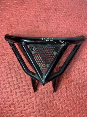 203-n3-bo Alba Racing 2002 Raptor 660 Intimidator Front Bumper Black 2001-2005