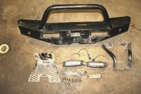 641773 Arctic Cat 2017 Textron Stampede 900 Front Bumper Aftermarket Metal Light Mount