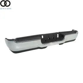 Apo386608 Autoooparts Rear Step Bumper Assembly Chrome Steel Compatible For Ram 2500/3500 2019-2024
