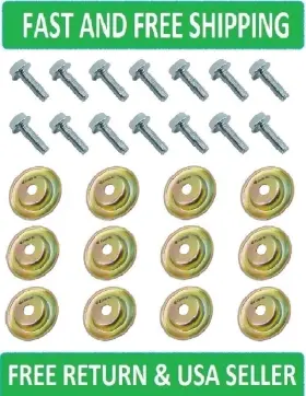 Bl153a2003md Caltric Skid Plate Screw Bolt With Washer For Polaris Rzr 570 800 900 1000 12 Set
