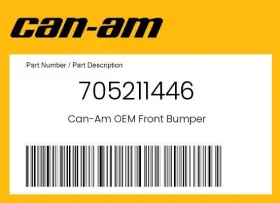 705211446 Can-am Genuine Front Bumper - 705211446 Can-am Genuine Front Bumper -