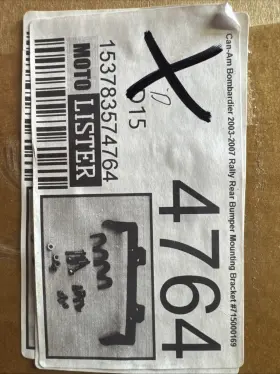 715000169 Can-am Original Oe New Oem Rear Bumper Mounting Bracket #