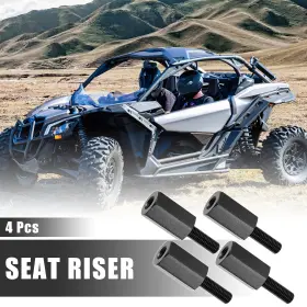 Carpopart 732324844946 4pcs Seat Riser Bracket Lift Mounts Kit For Can-am Maverick X3 Models 2017-2023
