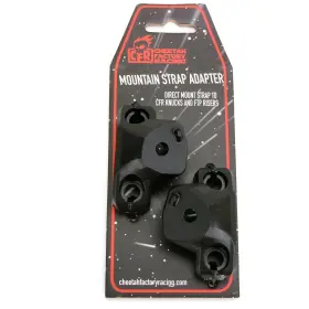 Cfr-cd24-64 Cheetah Factory Racing Black Ftp/knucks Mountain Strap Adapter