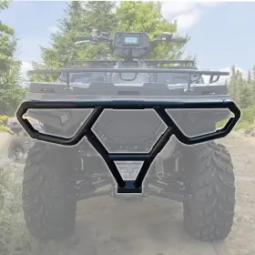 64549 Cpowace Atv Rear Bumper For Sportsman 450/570 Steel Profile Brush Guard Sturdy