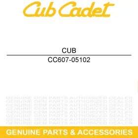 607-05102 Cub Cadet Bumper Assembly Right Hand Volunteer Wt Efi Cab 747