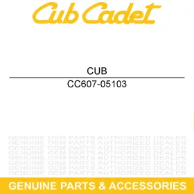 607-05103 Cub Cadet Bumper Assembly Left Hand Volunteer Wt Efi Cab 747