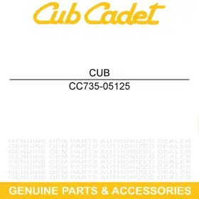 735-05125 Cub Cadet Rubber Bumper Challenger 4x2 400lx 400
