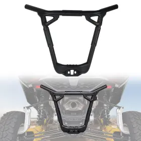 Cusautv Rxdyy174 Rear Combined Bumper Compatible With 2024 Can-am Maverick R X Black