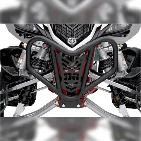 2860-d182298-atv Dg Performance V-lite Front Bumper-black For 2004-2009 Yamaha Yfz450 Atv