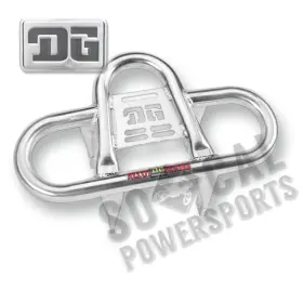 3179-d128936-atv Dg Performance Alloy Front Bumper-aluminum For 2001-2008 Honda Trx250ex