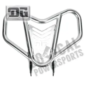 6146-d152870-atv Dg Performance V-lite Front Bumper-ball Burnish For 1987-1992 Honda Trx250x Atv