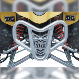 6162-d152902-atv Dg Performance V-pro Front Bumper-aluminum For 2004-2006 Suzuki Lt-z400