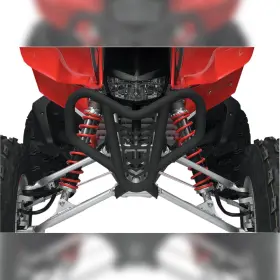 Dg Performance 6169-d152916-atv V-pro Front Bumper-black For 2004-2009 Honda Trx450r Atv
