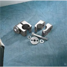 Ds-720218 Drag Specialties Chrome Universal Mounts For 1 Inch Diameter Tubing -