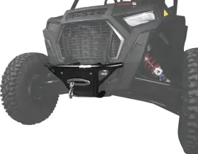 01-1807 Dragonfire Racing Sport Bumper With Winch Mount Black #01-1807 Polaris