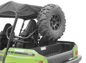 02-4801 Dragonfire Racing Readyforce Spare Tire Carrier Black #02-4801 Fits Kawasaki