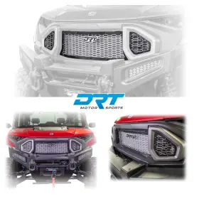20105fg01101 Drt Motorsports 3 Pc Front Aluminum Grill Kit Polaris Ranger Xd 1500 2024