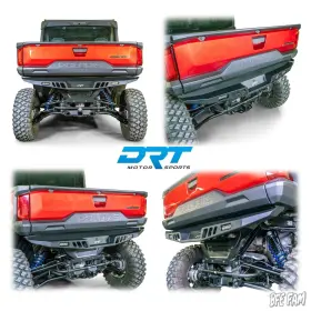 20105rb02101 Drt Motorsports Heavy Duty Rear Bumper W Led Lights Polaris Ranger Xd 1500 2024