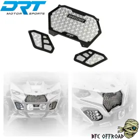 Drt Motorsports 30005fg03101 Shreddy Billet 3pc Front Aluminum Grill Kit Can-am Maverick R 2024 All