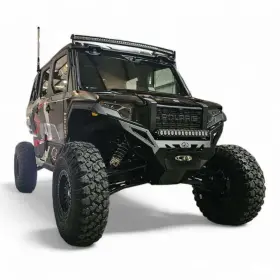 Eo-fwb620001 Elektric Offroad Designs 24 Polaris Xpedition Front Winch Bumper - Satin Black