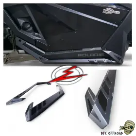Rks610011 Elektric Offroad Rock Guards Rails Sliders Polaris Pro R Turbo Xp S 2-seat