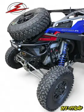 Rrb610030 Elektric Offroad Amp Rear Bumper Spare Tire Carrier Rack Polaris Rzr Pro R