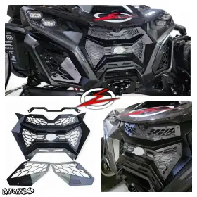Rvgra0001 Elektric Offroad Billet Aluminum 3 Pc Front Grill Can-am Maverick R / Max 24