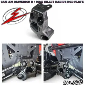 Rvmsm0017-b Elektric Offroad Billet Radius Rod Plate Can-am Maverick R / Max 2024 Black