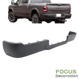 Fd2319552dn Focus-decoration For Ram 2500 2019-2024 Steel Black Rear Step Bumper Face Bars Front 68576322aa
