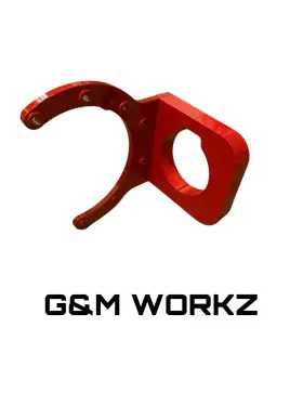 M005 G&m Workz G&m005 Polaris Slingshot Reinforced Driveshaft Angle Bracket 2015-2025
