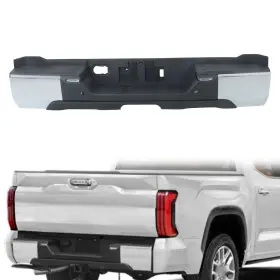 Glg125160g Galonga Rear Step Bumper With Parking Sensors For Toyota Tundra 2022-2024 Back-up Lamp