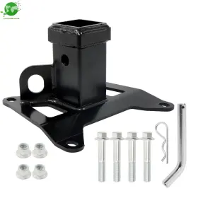 1636110 Gardenice 2 Inch Rear Receiver Tow Hitch Black For Honda Talon 1000r / 1000x Atv 2019