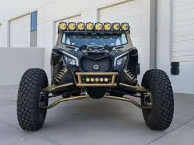 Gp017cb005 Geiser Performance Can-am Maverick X3 Bulkhead Double Row Bumper - Black
