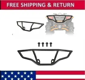 Bap11820 Hecasa Rear Brush Guard Bumper For Polaris Sportsman 450 570 And Etx Brushguards 2014-23