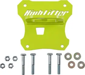 Towhk-rzr1-l High Lifter Tow Hook Lime Green Rear #towhk-rzr1-l Fits Polaris/honda