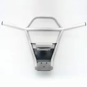 2168 Hmf Racing Defender Hd Steel White Front Bumper Guard Polaris Rzr Xp Turbo S 1000 2019