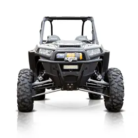 Hmf Racing 9356112496 Hd Deluxe Front Bumper For Polaris Rzr Turbo 17-18 Black - Textured