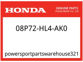 08p72-hl4-ak0 Honda Oem Part Rr. Bumper 3p